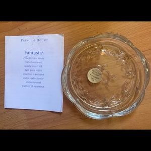 Princess House 4ct Fantasia Crystal Coasters